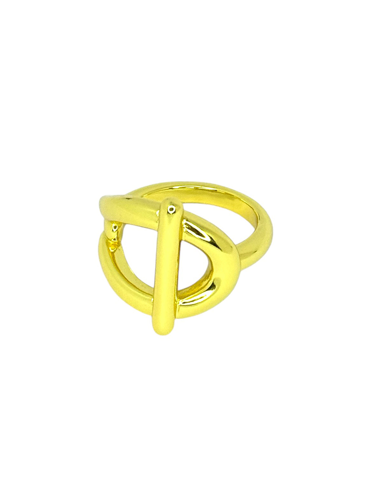 Anillo en Metal Cobre Chapado en Plata