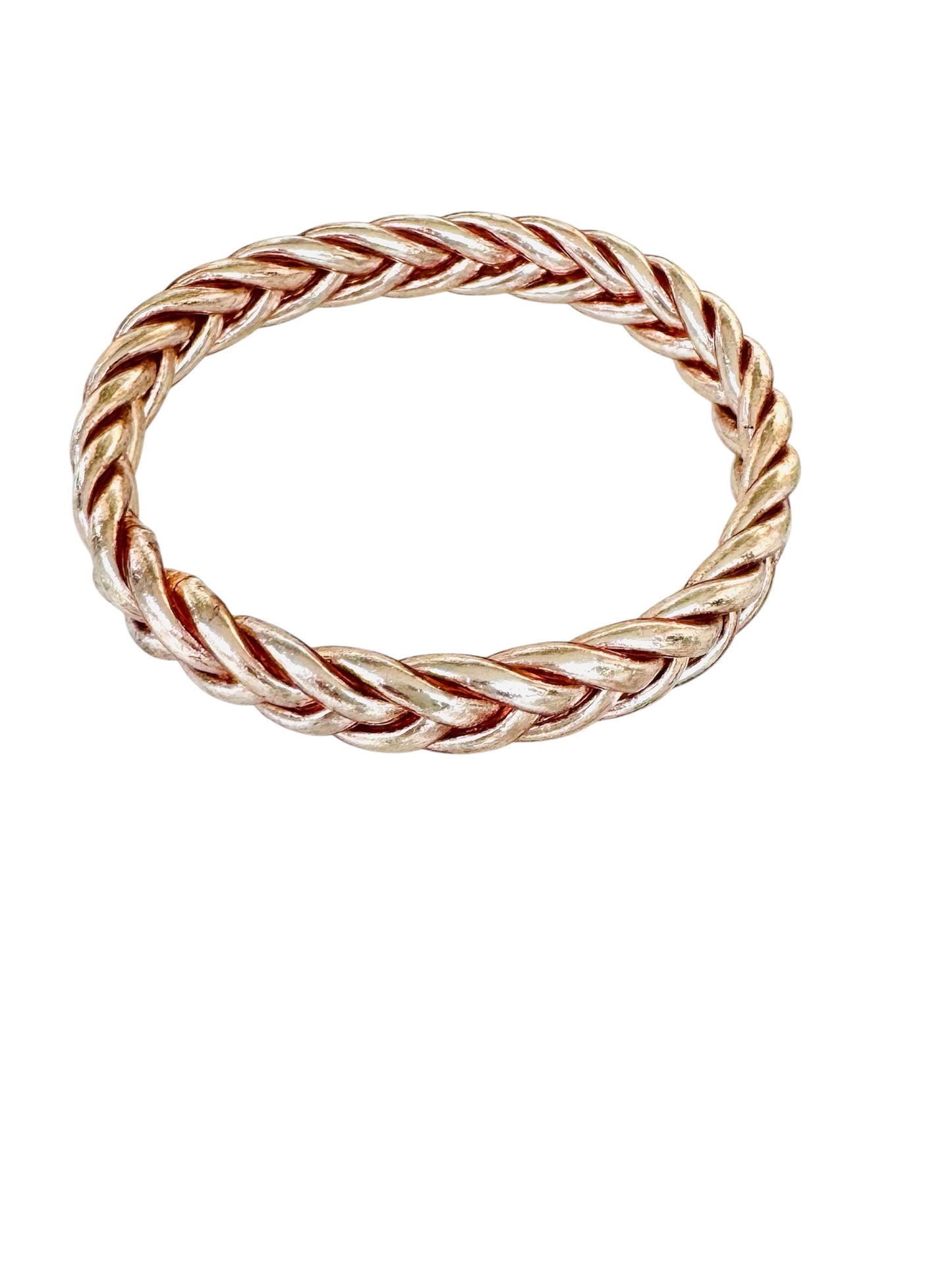 Brazalete Trenzado Metalico