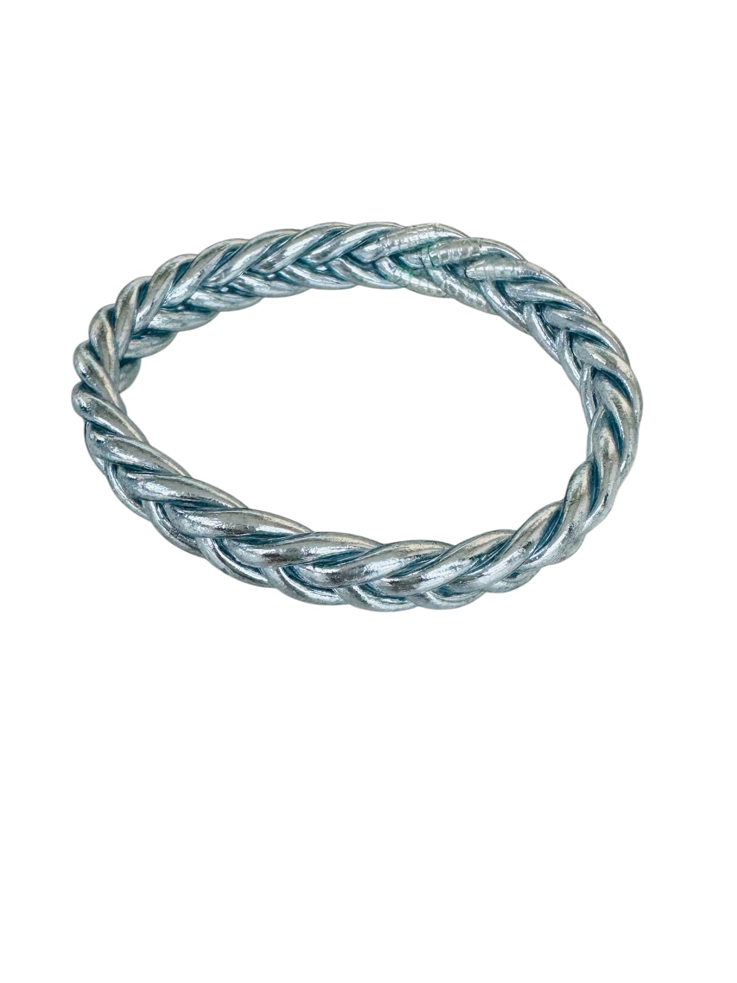 Brazalete Trenzado Metalico