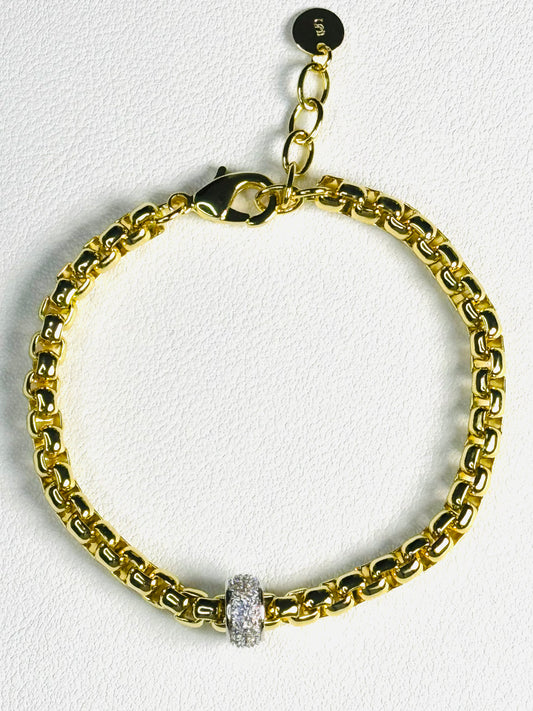 Pulsera Con Pendant Pave